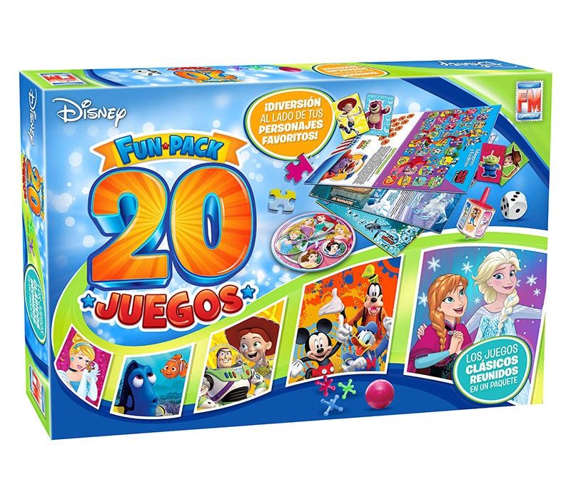 juego de mesa fotorama 20 juegos en uno disney 327 MAVI Comercio